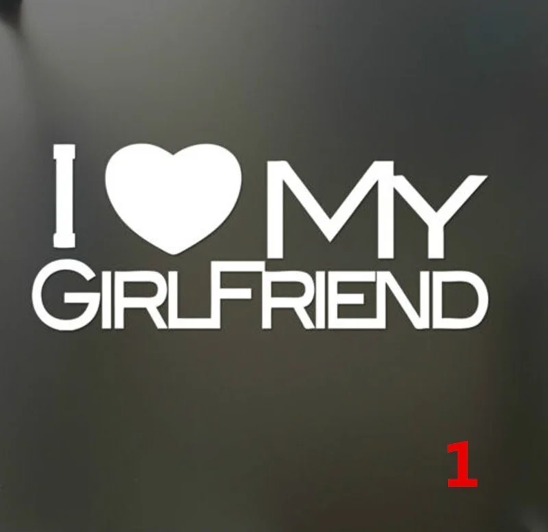 I Love MY BOYFRIEND или GIRLFRIEND стикер на окно любовь отверстия в форме сердца наклейка на окно наклейка s