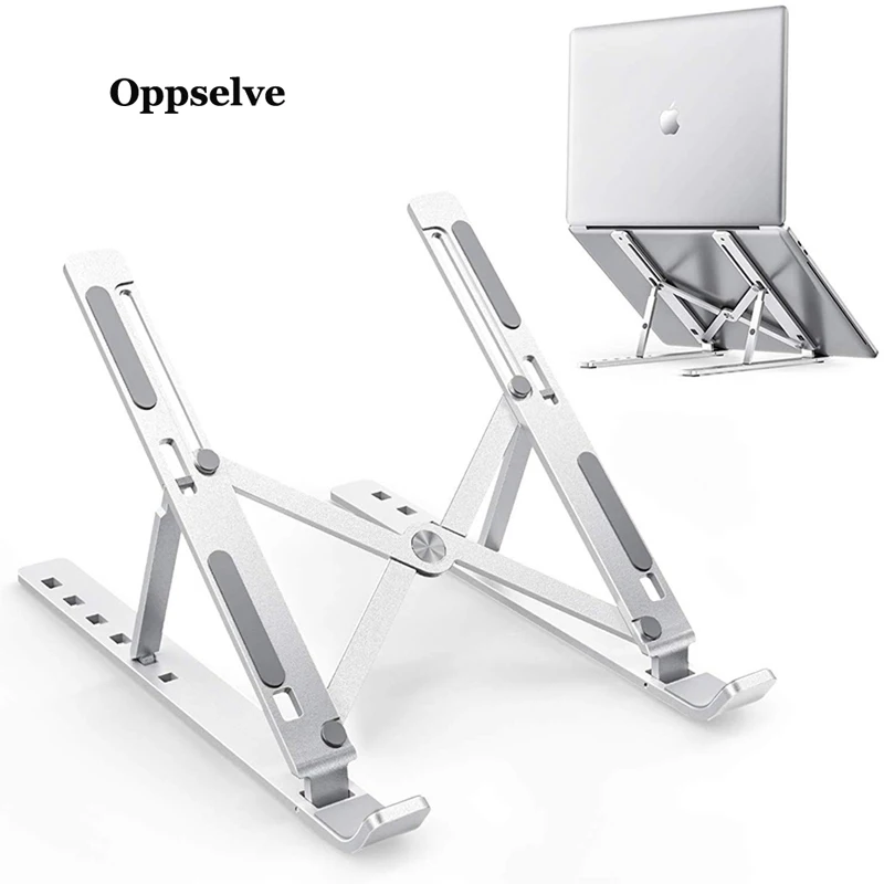 

Oppselve Laptop Holder Adjustable Metal Stand for Xiaomi 13.3 iPad Pro/iPad Air/iPad 10.2 Tablet Laptop Solid Stand for Notebook