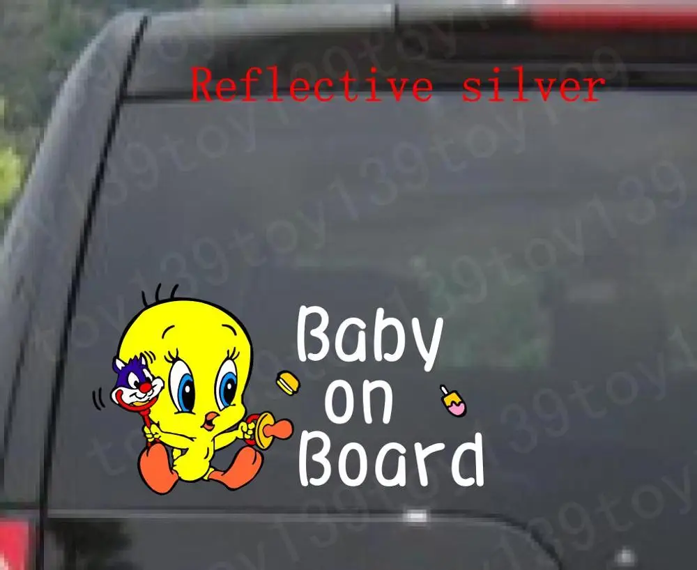 N12 Tweety Bird &quotBABY ON BOARD&quot наклейка для Apple Macbook Pro Air виниловая тетрадь