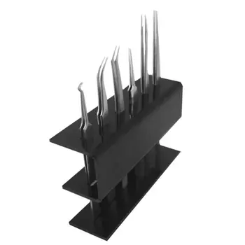 

Durable Eyelash Extension Tweezers Stand Acrylic Storage Holder Rack Makeup Tool