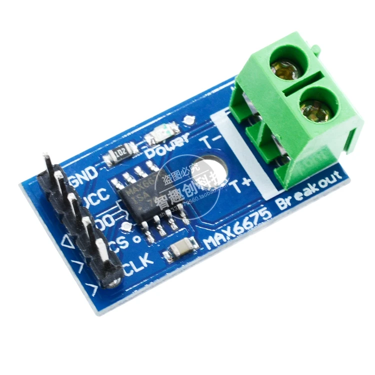 

MAX6675 Type K Thermocouple Temperature Sensor Module SPI Interface Pin Headers Are Not Soldered