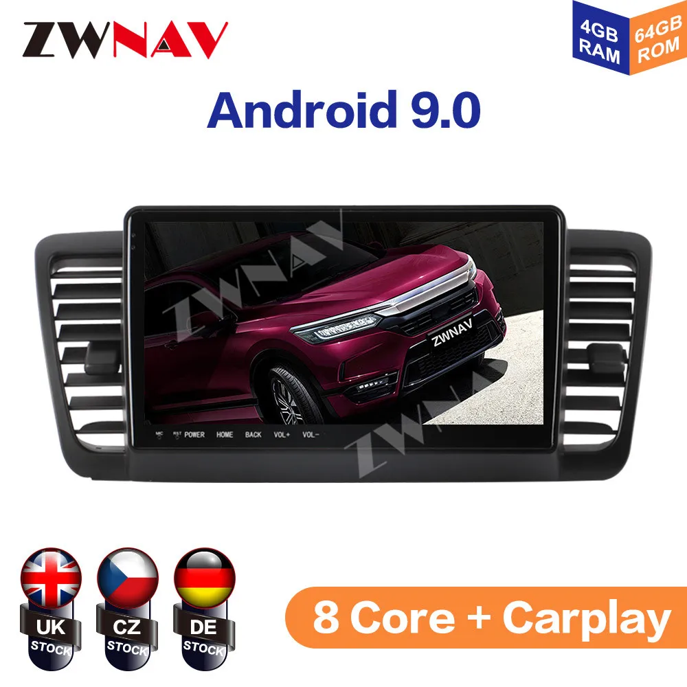 

Android 9 IPS Screen Car Multimedia For Subaru Legacy Outback 2003-2009 Radio Tape Recorder Head unit Car Multimedia Player