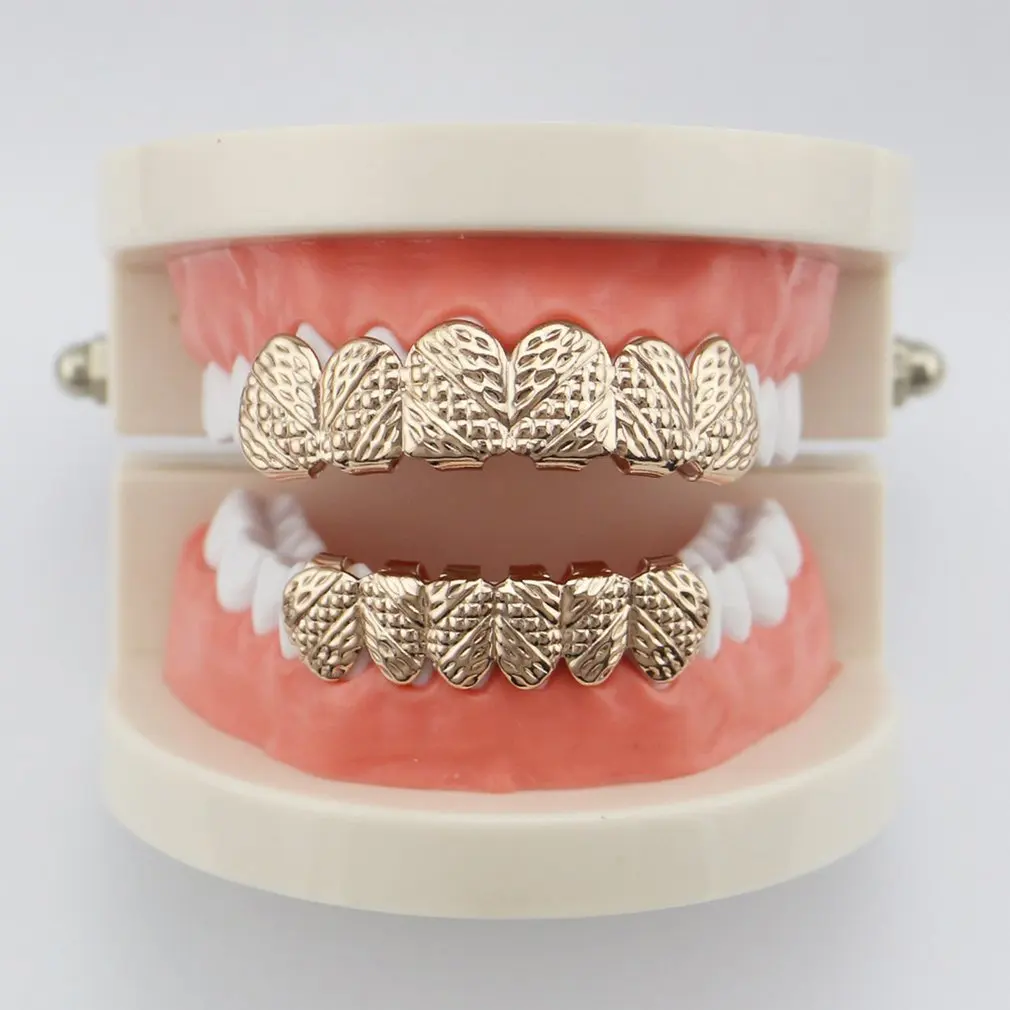 Хип хоп рэппер зубы стоматологические украшения на заказ Fit золото европейский и