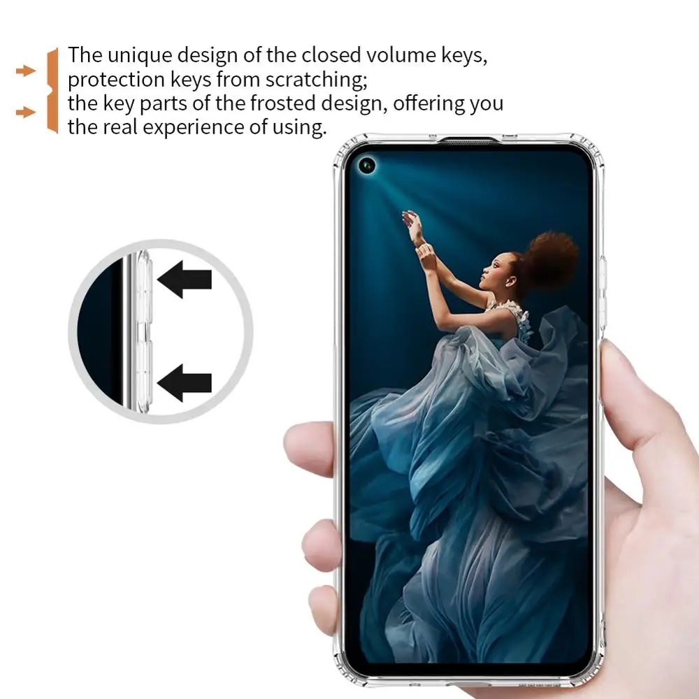 Прозрачный мягкий силиконовый чехол Nillkin из ТПУ для Huawei Honor 20 s Pro Nova 5T защитный