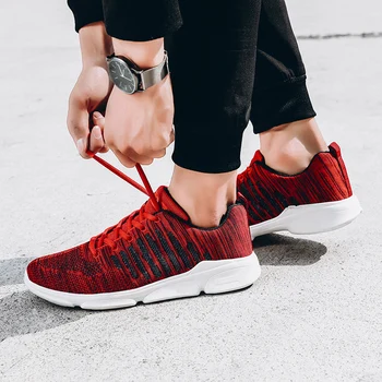 

trainers breathable hot para s Men slip casual zapatos sneakers de mesh spring sapatos causal white sport sports sneakers-mens