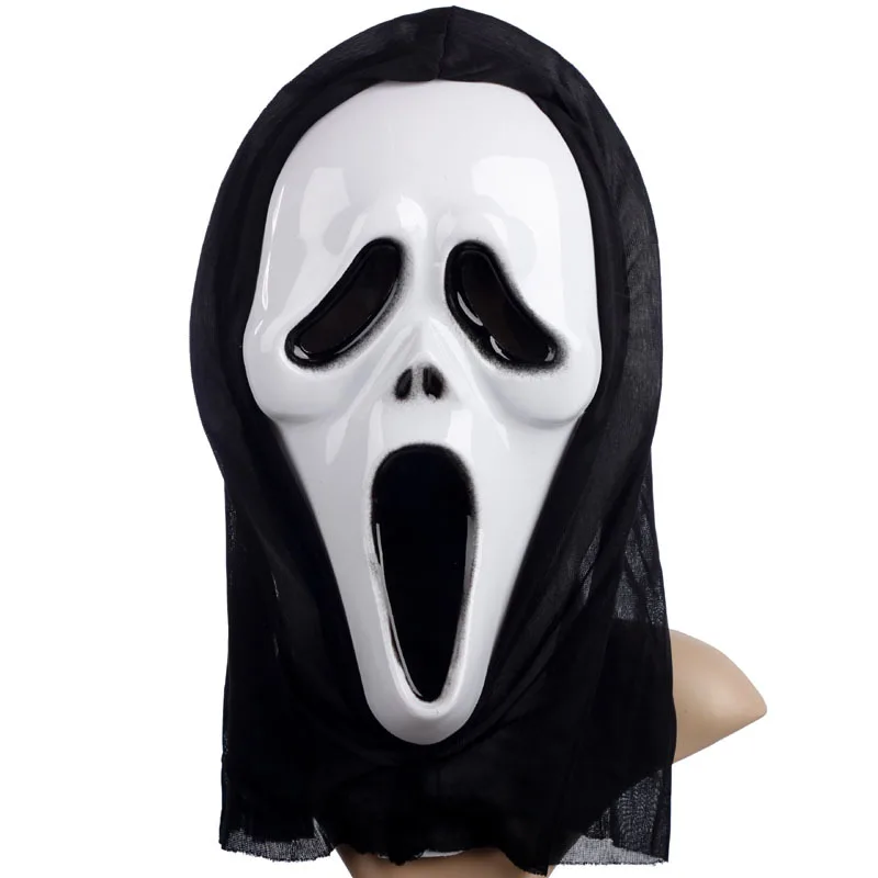 hotel Huracán Pez anémona Máscara facial de fantasma de Halloween para decoración de fiesta, máscara  de terrorífico chillón de Horror, accesorio de Cosplay, novedad|Accesorios  de disfraces| - AliExpress