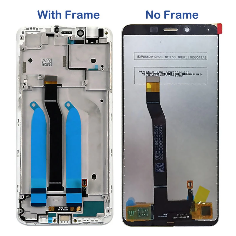 ЖК-дисплей для Xiaomi Redmi 6 сенсорный экран дигитайзер Замена 6A Pancel с рамкой |