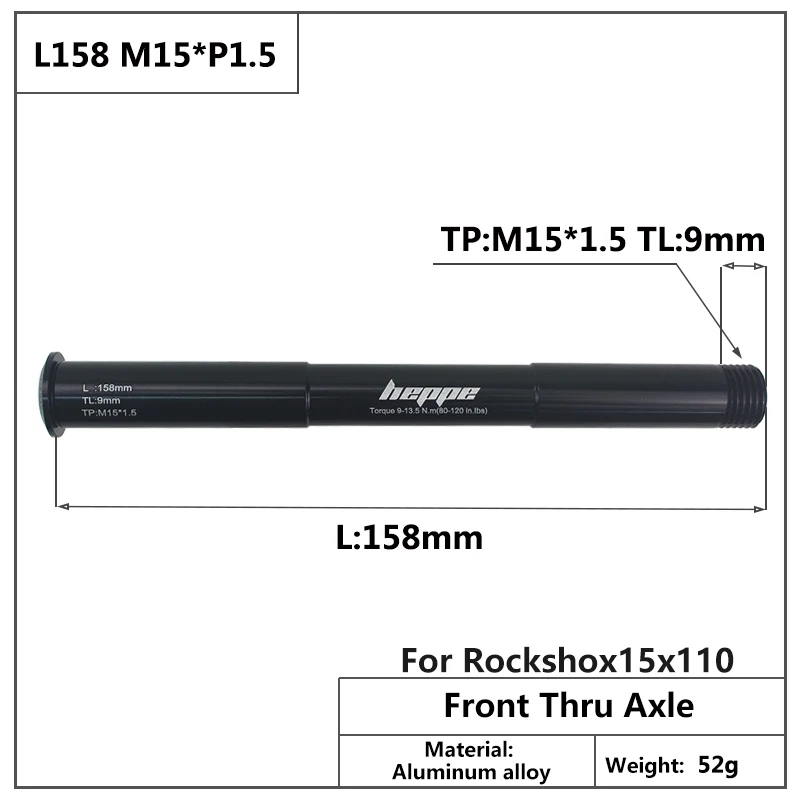 L158 M15x1.5 TL9