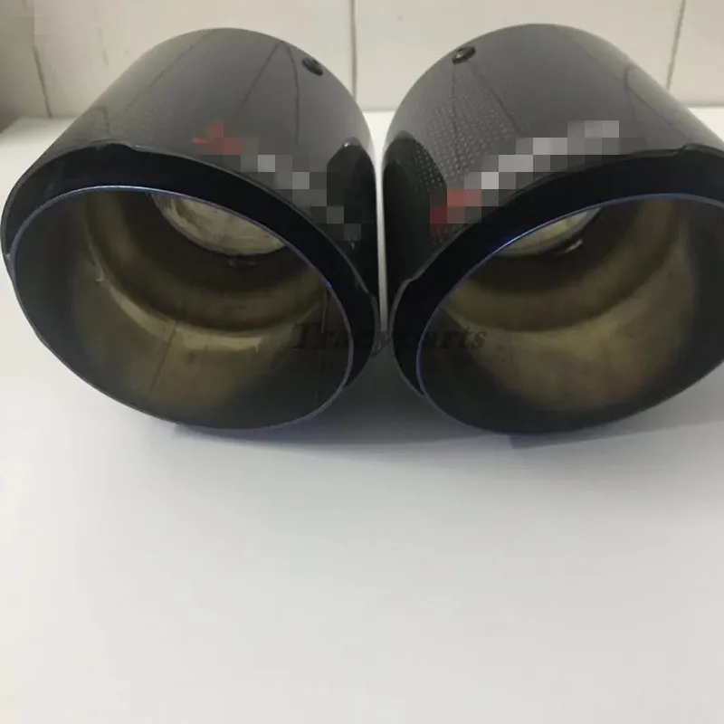 1 шт. Akrapovic Гладкий переплетенный глянцевый углеродистый глушитель из