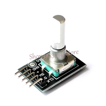 

360 Degrees Rotary Encoder Module For Arduino Brick Sensor Switch Development Board KY-040 With Pins