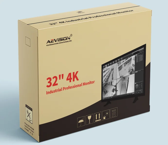 3" дисплей 4K промышленный монитор 3840x2160 ips экран быстрый ответ колонки подходят для HDMI DP USB DC безопасности CCTV камеры ПК