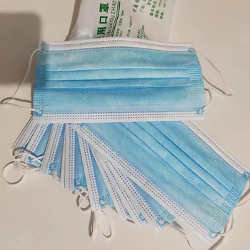 

disposable mask three-layer protective mask with melt blown cloth