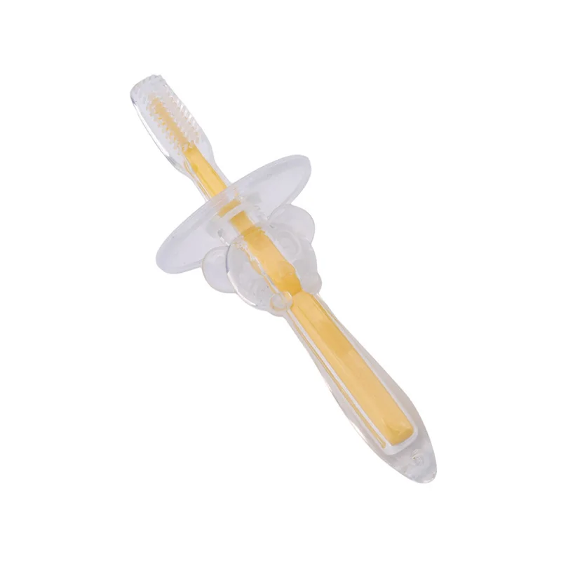 Baby Dental Oral Care Tooth Brush Silicone Teether Training Teeth Soft Toothbrush Brush Safe Bendable