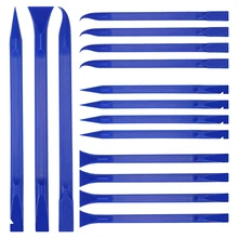 Grattoir en plastique anti rayures, 30 pièces, outil en Fiber de carbone grattoir en plastique à usages multiples en forme de stylo (bleu)