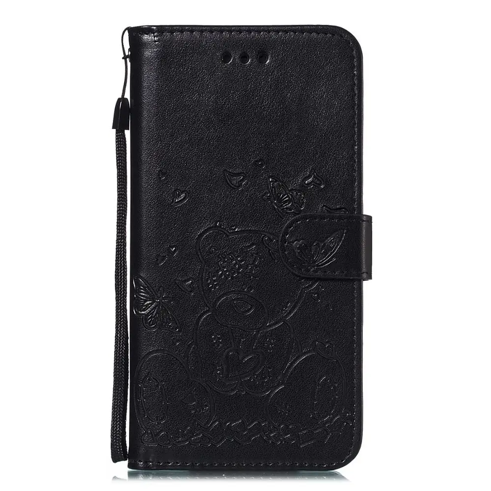 Кожаный чехол-портмоне с откидной крышкой чехол для Coque Xiaomi Redmi 7A откидная крышка чехол для телефона Etui Redmi 6A Примечание 7pro Note 8 K20 Чехол-книжка с кошельком Cas - Цвет: Black