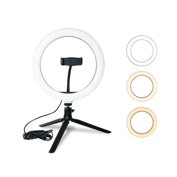 

10inch 26cm USB charger New Selfie Ring Light Flash Led Camera Phone Photography Enhancing Photography for Smartphone Studio VK