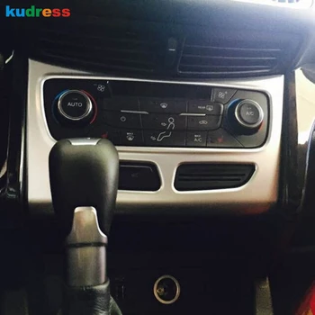 

For Ford Kuga Escape 2017 2018 ABS matte Interior Central Air Conditioning panel Frame Cover Trim styling High configuration