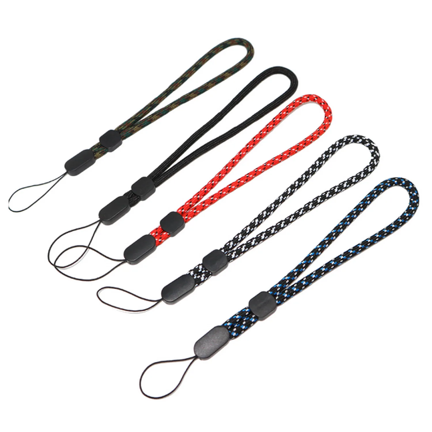 Besegad 5PCS Fashion Adjustable Anti-lost Hand Wrist Straps Lanyards for Cell Phone USB Flash Drives Keys Charms Camera Name Tag