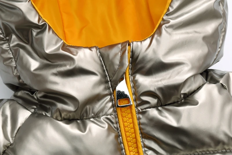 COOTELILI Warm Silver Kids Fleece  Jacket For Boys Girls Velvet Winter Outerwear & Coats Casual Baby Boys Parkas Clothes   (11)