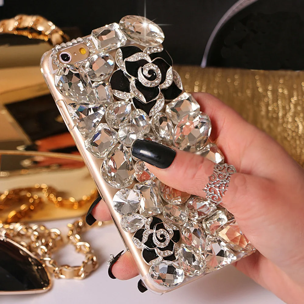 Sunjolly Funda De Tel fono Con Diamantes De Imitaci n Para Samsung 