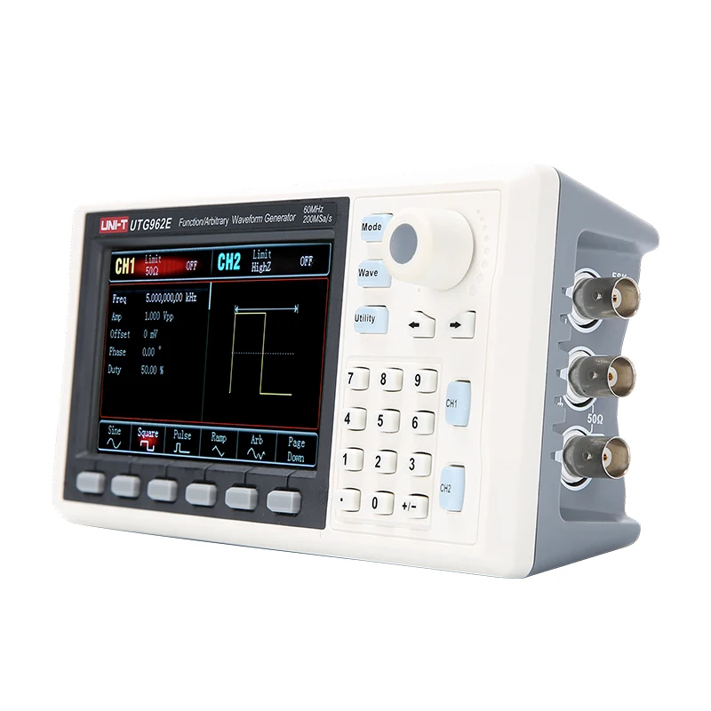 US $132.29 Uni T Utg962e FunctionArbitrary Waveform Generator Output Frequency Range 1hz 30mhz60mhz 2 Channel