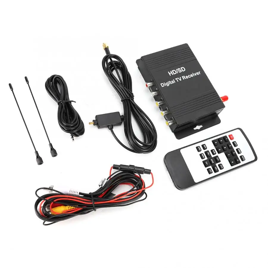 

ISDB-T Digital TV Tuner Box Receiver Remote Control for South America Brazil Chile TV Receiver for Car