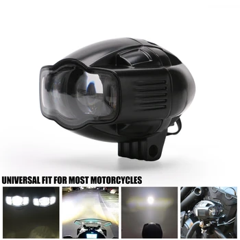 

Motorcycle External spotlight Fog light Universal 22-40mm LED Headlight With USB Charger For bmw kawasaki Honda Yamaha ATV UTV
