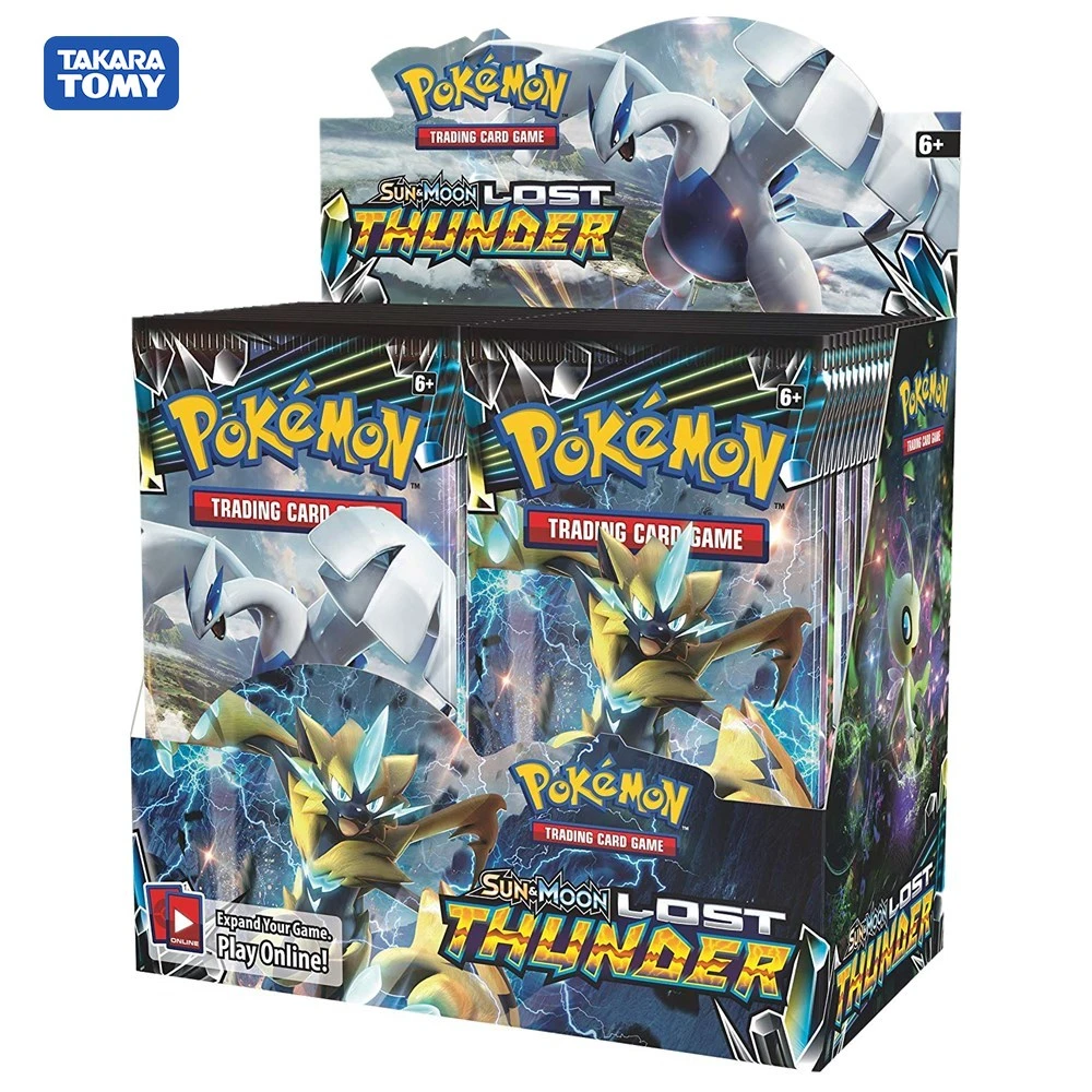 324ポケモンカード太陽 ムーンロスト雷ブースターボックス 36 取引カードゲームキッズコレクションおもちゃ ゲーム コレクションカード Aliexpress