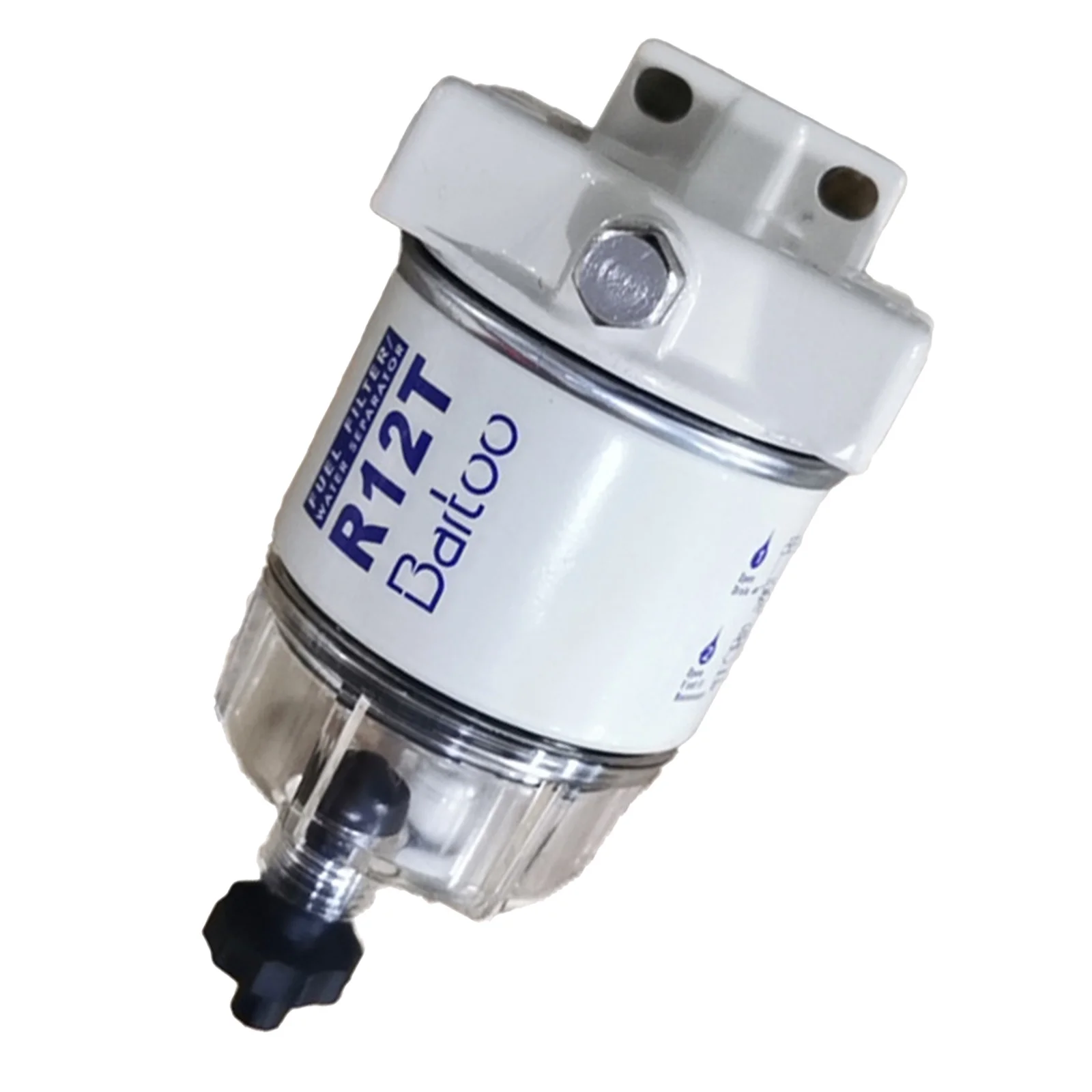 10 Micron R12T Marine Fuel Filter Water Separator Assembly for