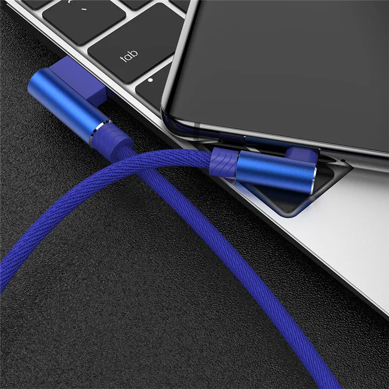 1 м 2 м 3 м Micro USB кабель 3A Быстрая зарядка USB кабель для передачи данных Шнур для samsung Xiaomi Redmi Note 4 5 Android Microusb зарядное устройство для телефона - Цвет: Синий