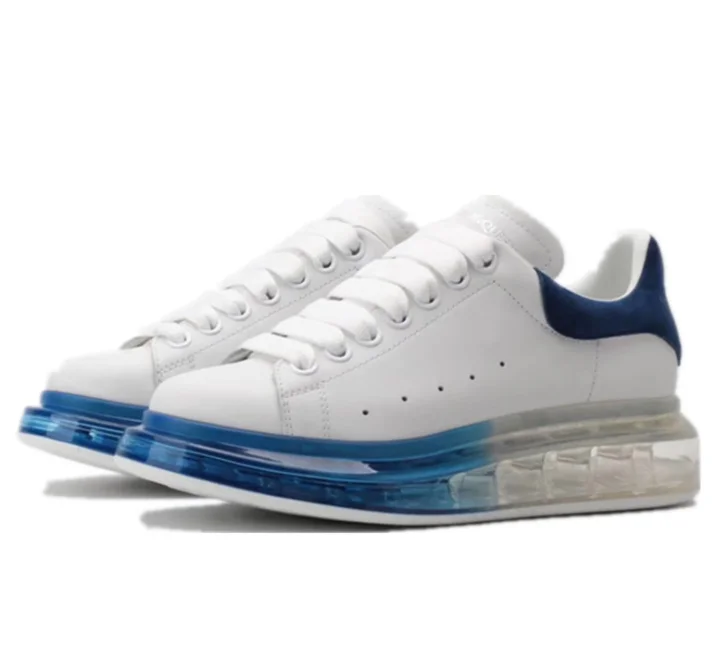 white chunky designer trainers