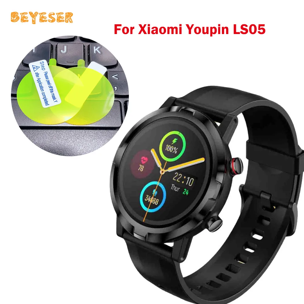 

2PCS Durable TPU Nano Soft Protective Film For Xiaomi Youpin LS05 Smart Watch Clear Full Screen Protector Accessories Not Glass