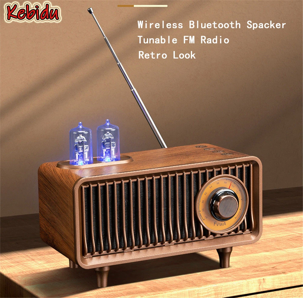 Bluetooth Speaker Fm Radio | Wooden Bluetooth Speaker | Portable Fm Radio | Radio - Speakers - Aliexpress