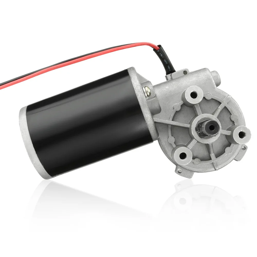UXCELL горячий DC12V 60 Вт 60 об/мин 8н. М Реверсивный червячный мотор с высоким крутящим моментом снижение скорости Электрический мотор редуктора JCF63L
