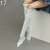 1pair Stockings Stripe Socks for Barbie 1/6 for Blyth licca BJD doll Dolls Handmade Clothes Accessories Baby Girls Gift Toys 6