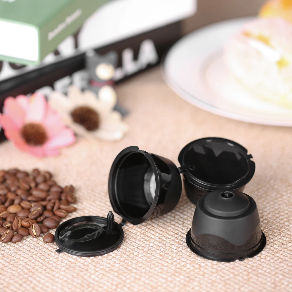 3 шт./компл. Кофе капсулы Dolce Gusto Кофе фильтр многоразовые Dolce Gusto Кофе капсулы с ложкой и кисточкой