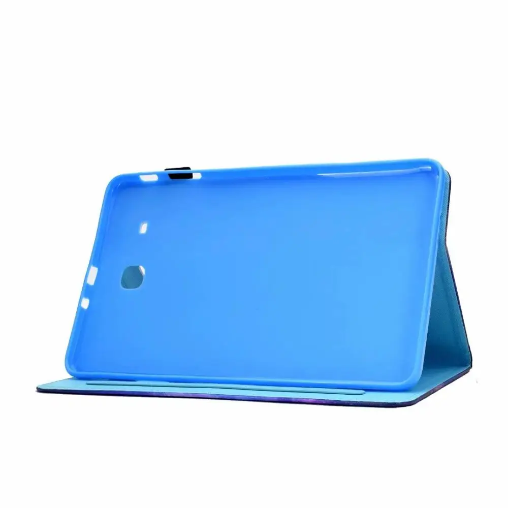 Умный чехол для samsung Tab E 9,6 T560 Мультяшные чехлы из искусственной кожи чехол для samsung Galaxy Tab E 9," T560 T561 чехол для планшета