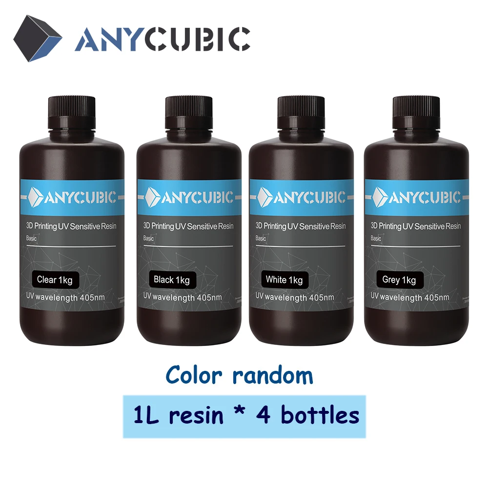 Набор УФ смолы ANYCUBIC для 3d принтера 405 нм SLA LCD Чувствительная смола материалы