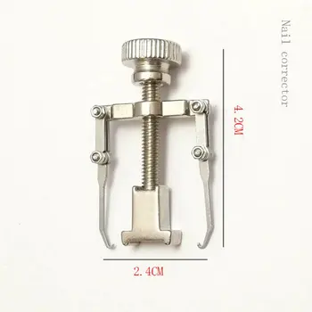 

Durable Use Stainless Steel Ingrown Toenail Correction Straightening Clip Toe Nail Correction Pedicure Foot Care
