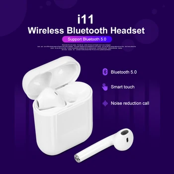 

Bluetooth 5.0 Wireless Earphones Earpieces i11 TWS mini Earbuds Touch Control mic Headset for All Smart Phone