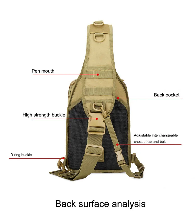 Военный слинг рюкзак тактическая сумка через плечо 600D ткань нейлон Жесткий Камуфляж Водонепроницаемый Открытый Рыболовная Сумка