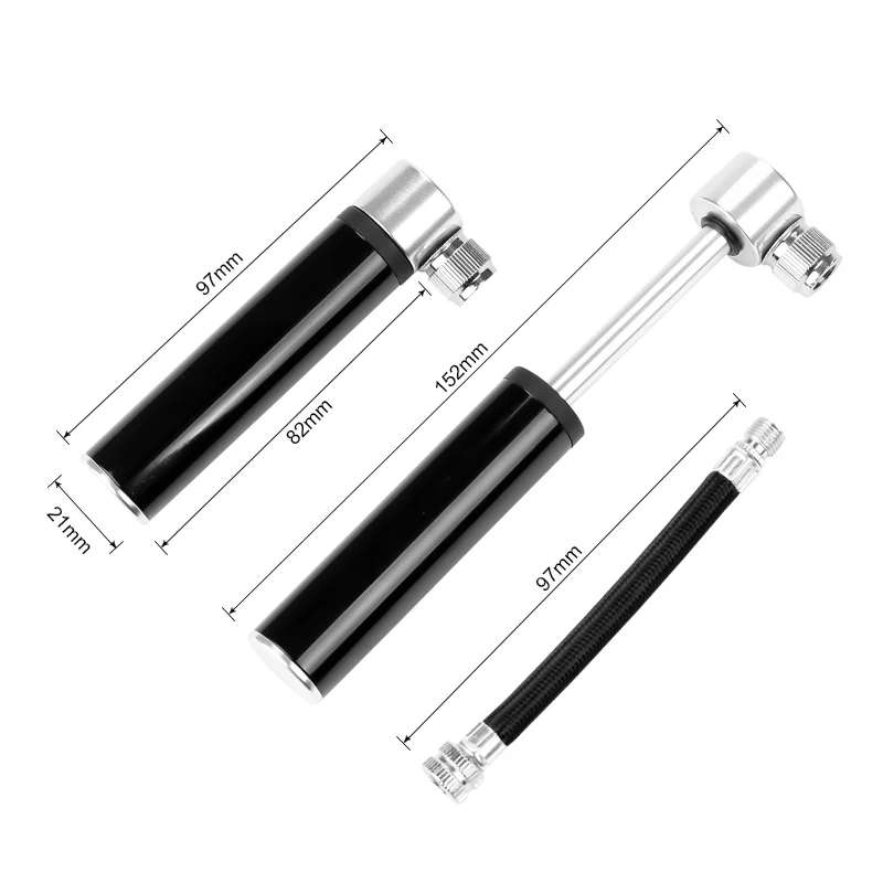 BIKEIN Fietsen Fiets Mini Pomp Racefiets 120 PSI MTB Hand Draagbare Luchtpomp Bal Tire Inflator Mountainbike Accessoires