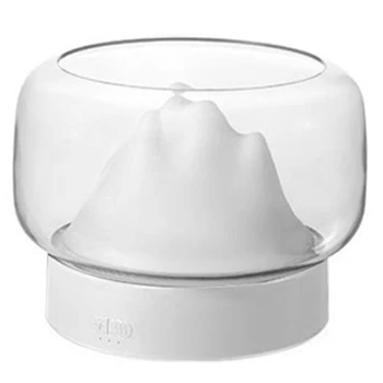 

Aroma Diffuser 400ML Mountain View Essential Oil Aromatherapy Diffuser with Warm and Color LED Lamp Humidifier White EU Plug