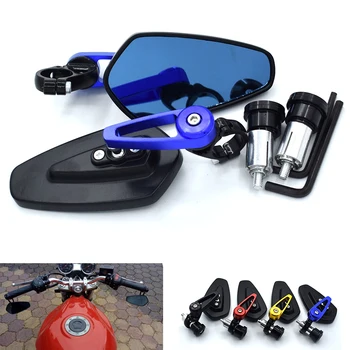

Universal Motorcycle Rearview Mirror 7/8 "22mm Handlebar Moto mirror FOR Suzuki GSF1250 GSR600 GSR750 GSX650F GSXR1000 GSXR600