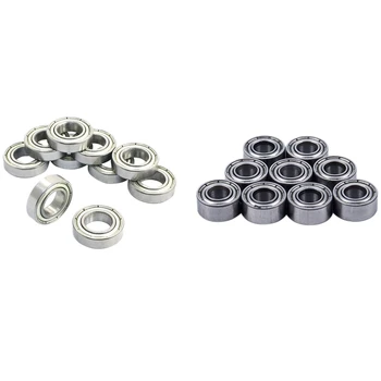 

10Pcs 6800Z 10 x 19 x 5mm Single Row Shielded Deep Groove Ball Bearing & 10x 684ZZ Bearing 4X9X4 mm ABEC-5 Miniature