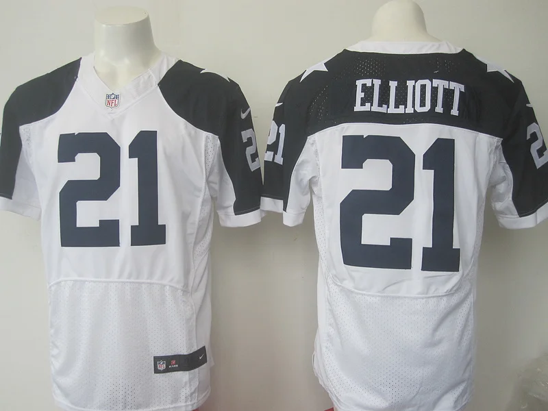 Stitiched, Dallas s, Tony Romo, Emmitt Smith, Sean Lee, Jason Witten, Dez Bryant, Ezekiel Elliott Jersey - Цвет: Black