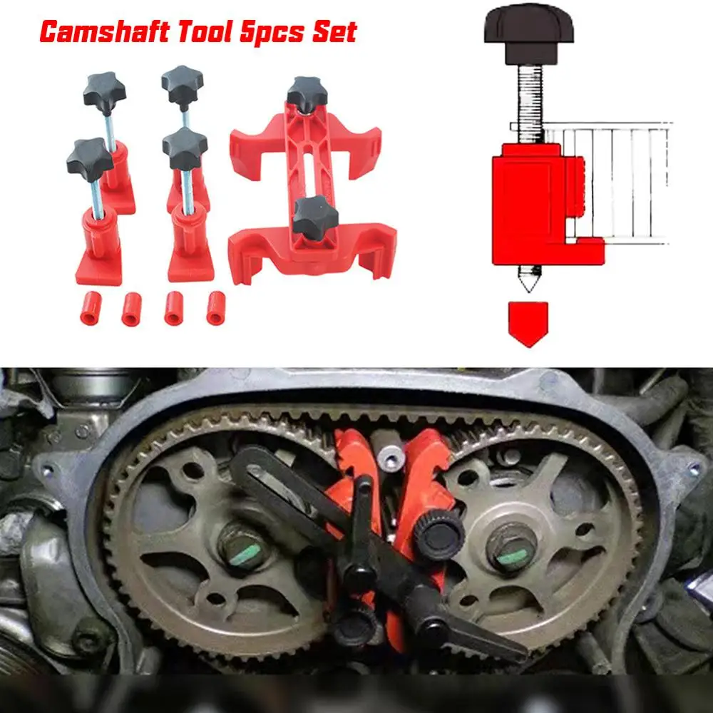 Car Auto Universal Dual Cam Clamp Camshaft Sprocket Gear Locking Engine Timing Tool Kit Engine Locking Timing Tool