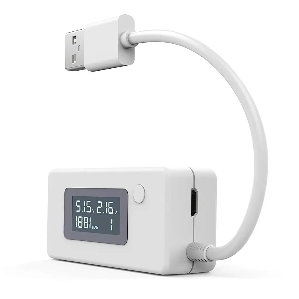 

Portable Mini LCD Phone USB Current Voltage Meter Tester Mobile Power Charger Capacity Detector Monitor Voltmeter Ammeter