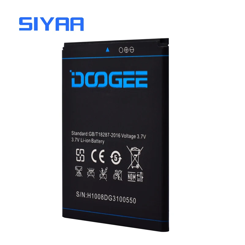 SIYAA оригинальный мобильный телефон Батарея B DG310 BDG310 Для Doogee запасная батарея 2000mAh