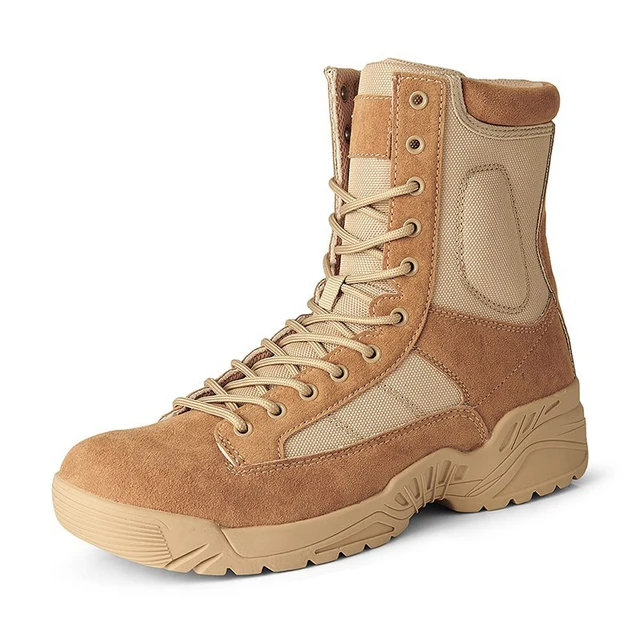 Botas militares para hombre zapatos de deporte de senderismo botines botas de seguridad para el trabajo